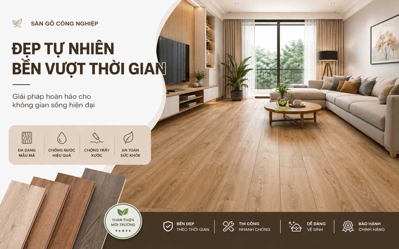 Sàn gỗ công nghiệp